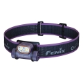 Fenix HM55RPRP - įkraunamas LED galvos žibintas su reguliuojamu ryškumu LED/USB/1xCR123A 1600 mAh IP68 1200 lm 141,2 h violetinė/juoda