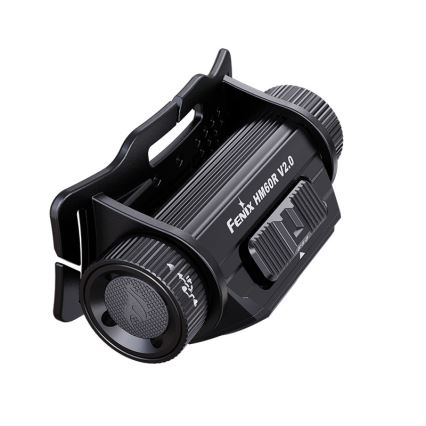 Fenix HM60RV20 - LED reguliuojamo ryškumo įkraunamas galvos žibintas LED/USB 4000 mAh IP68 1600 lm 292 val. oranžinis