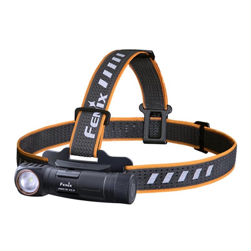 Fenix HM61RV20 - LED pakraunamas žibintuvėlis ant galvos LED/USB/2xCR123A IP68 1600 lm 300 h 3400 mAh