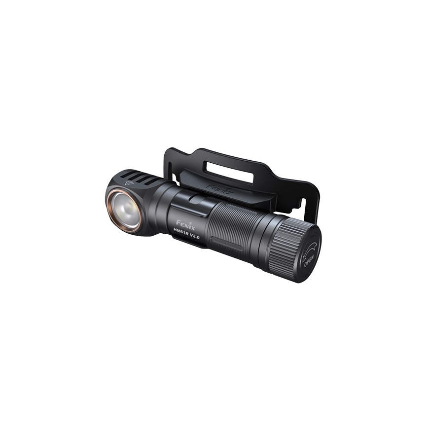 Fenix HM61RV20 - LED pakraunamas žibintuvėlis ant galvos LED/USB/2xCR123A IP68 1600 lm 300 h 3400 mAh