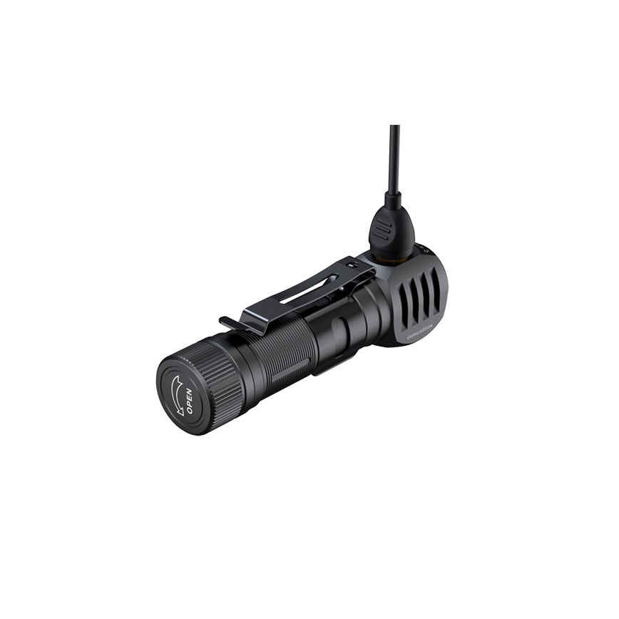 Fenix HM61RV20 - LED pakraunamas žibintuvėlis ant galvos LED/USB/2xCR123A IP68 1600 lm 300 h 3400 mAh