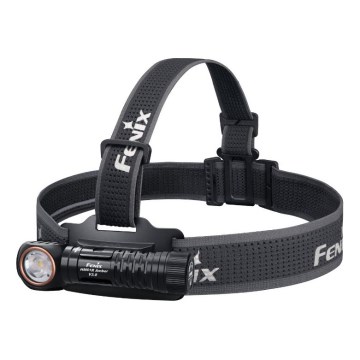 Fenix HM61RV30 - LED reguliuojamas įkraunamas galvos žibintas LED/USB/1xCR123A 4000 mAh IP68 1800 lm 400 h juodas