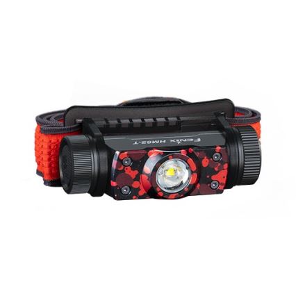 Fenix HM62TMGM - LED Pritemdomas įkraunamas galvos žibintas LED/USB IP68 1200 blizgus 280 h 3400 mAh