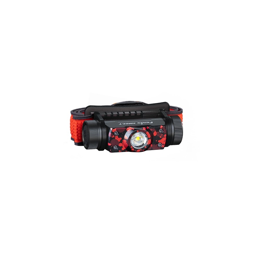 Fenix HM62TMGM - LED Pritemdomas įkraunamas galvos žibintas LED/USB IP68 1200 blizgus 280 h 3400 mAh
