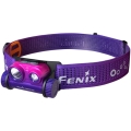 Fenix HM65RDTNEB -LED pakraunamas žibintuvėlis ant galvos LED/USB IP68 1500 lm 300 h violetinė/rausva