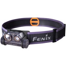 Fenix HM65RDTPRP - LED pakraunamas žibintuvėlis ant galvos LED/USB IP68 1500 lm 300 h violetinė/juoda