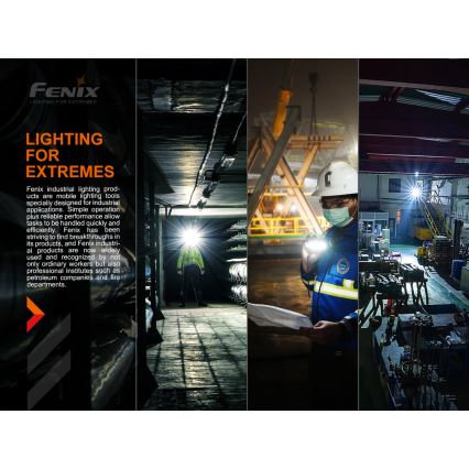 Fenix HM70R - LED pakraunamas žibintuvėlis ant galvos 4xLED/1x21700 IP68 1600 blizgus 800 h 5000 mAh