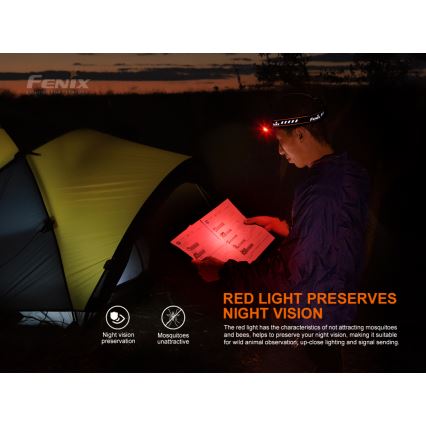 Fenix HM70R - LED pakraunamas žibintuvėlis ant galvos 4xLED/1x21700 IP68 1600 blizgus 800 h 5000 mAh