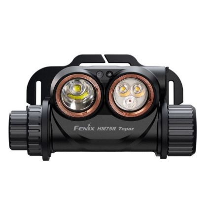 Fenix HM75RTOPAZ - LED Pritemdomas įkraunamas galvos žibintas LED/USB IP68 1600 blizgus 210 h 4000 mAh