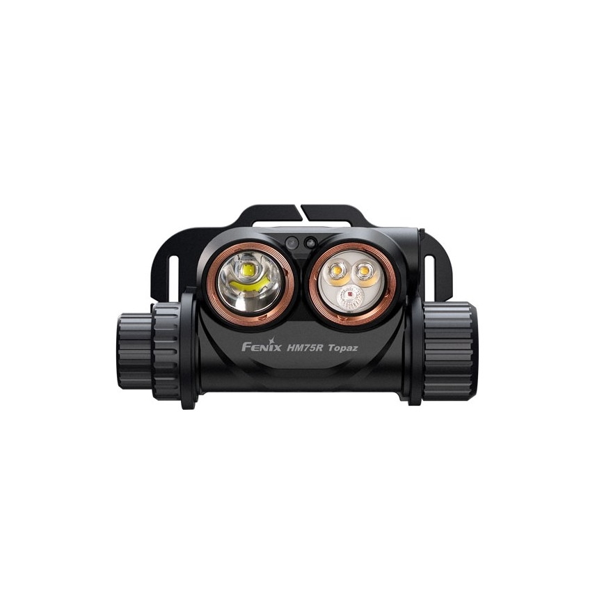 Fenix HM75RTOPAZ - LED Pritemdomas įkraunamas galvos žibintas LED/USB IP68 1600 blizgus 210 h 4000 mAh