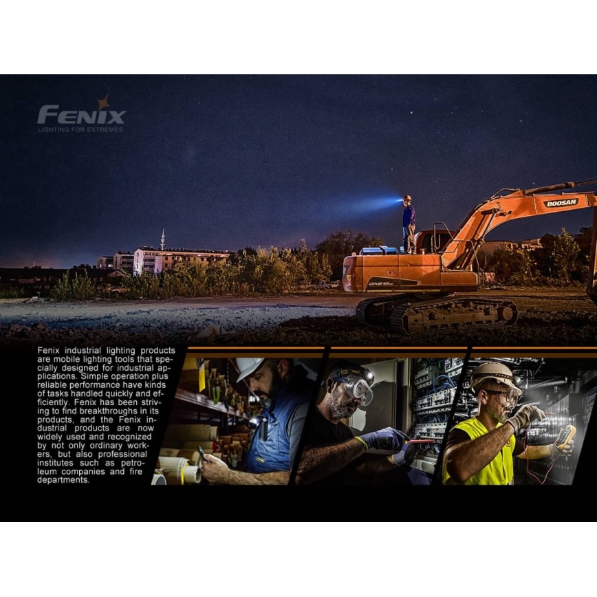 Fenix HP25RV20-LED Pritemdomas įkraunamas galvos žibintas 3xLED/1x21700 IP66 1600 lm 800 h