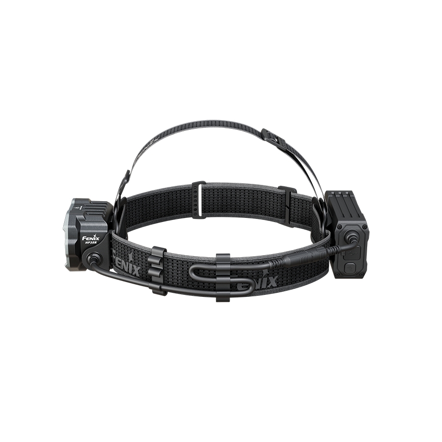 Fenix HP35R - reguliuojamas įkraunamas LED galvos žibintas LED/USB 5000 mAh IP66 4000 lm 500 h juodas