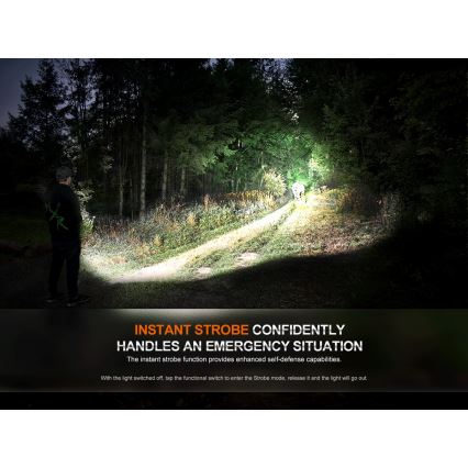 Fenix HT18R - LED Pritemdomas įkraunamas žibintuvėlis LED/1x21700 IP68 2800 lm 42 h 5000 mAh