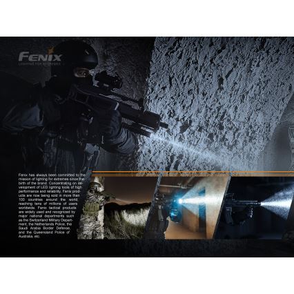 Fenix LR35R - LED Įkraunamas žibintuvėlis 6xLED/2x21700 4000 mAh IP68 10000 lm 80 val