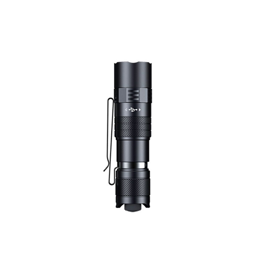 Fenix PD26RACE - reguliuojamo ryškumo įkraunamas LED žibintuvėlis LED/USB 1600 mAh IP68 1300 lm 556 h juodas