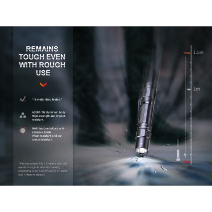 Fenix PD35R - LED pakraunamas žibintuvėlis LED/USB/2xCR123A IP68 1700 lm 100 h 3400 mAh