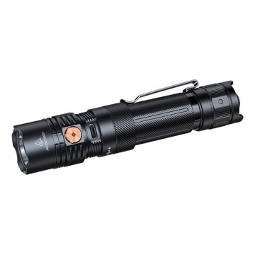 Fenix PD36RACE - reguliuojamo ryškumo įkraunamas LED žibintas LED/USB 5000 mAh IP68 3000 lm 63,45 h juodas