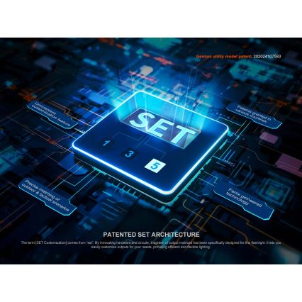 Fenix PD36RACE - reguliuojamo ryškumo įkraunamas LED žibintas LED/USB 5000 mAh IP68 3000 lm 63,45 h juodas