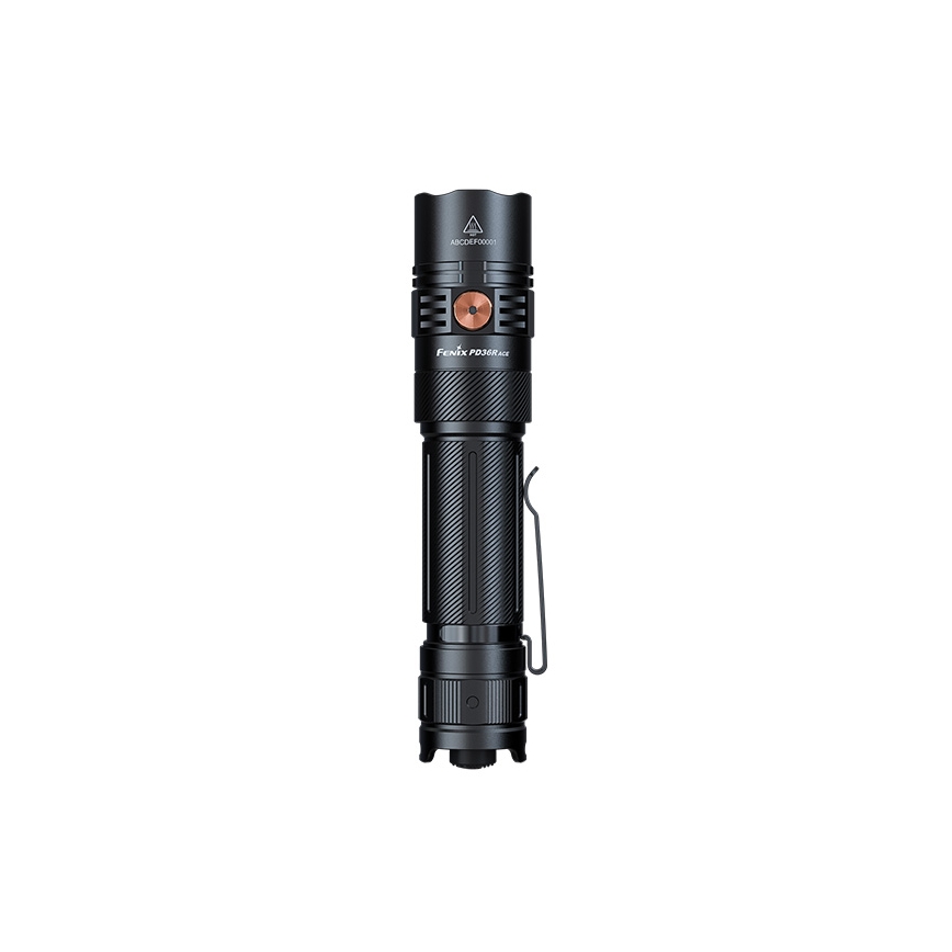 Fenix PD36RACE - reguliuojamo ryškumo įkraunamas LED žibintas LED/USB 5000 mAh IP68 3000 lm 63,45 h juodas