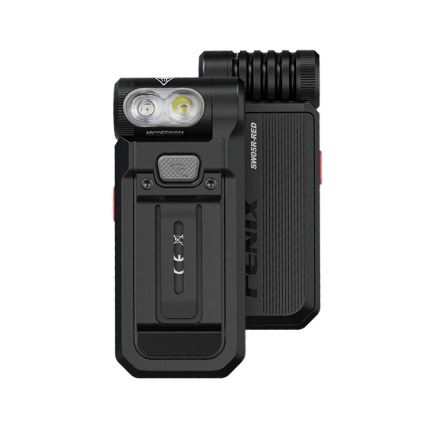 Fenix SW05RREDBLC - LED Pritemdomas įkraunamas žibintuvėlis LED/USB IPX6 150 lm 49 h juoda