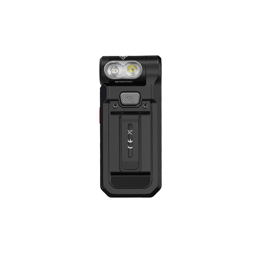 Fenix SW05RREDBLC - LED Pritemdomas įkraunamas žibintuvėlis LED/USB IPX6 150 lm 49 h juoda