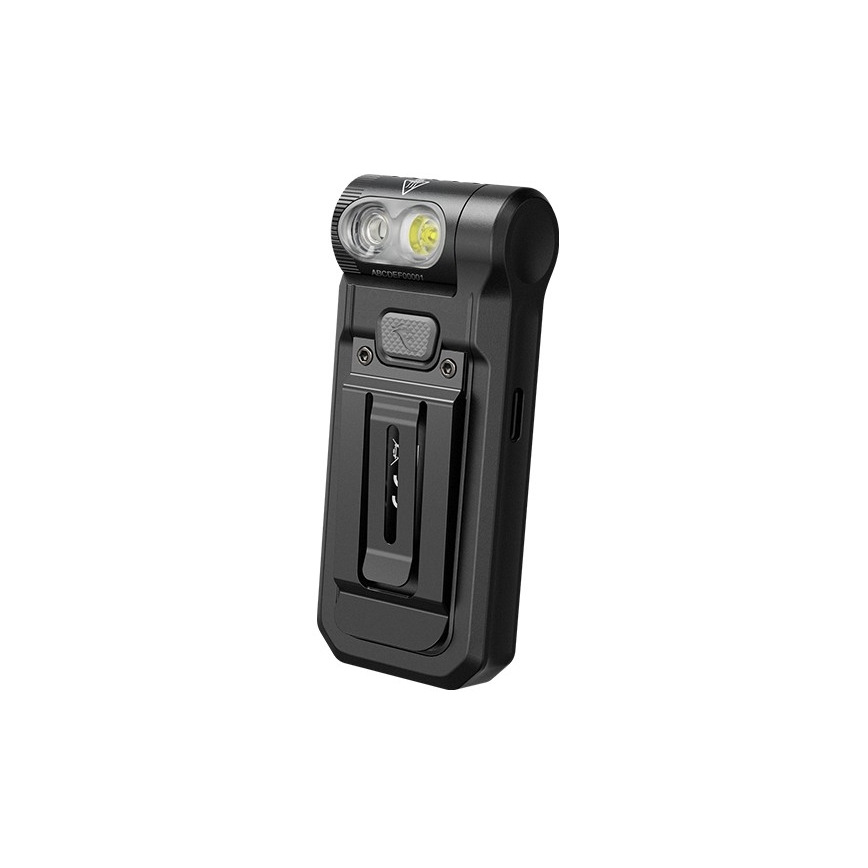 Fenix SW05RREDBLC - LED Pritemdomas įkraunamas žibintuvėlis LED/USB IPX6 150 lm 49 h juoda
