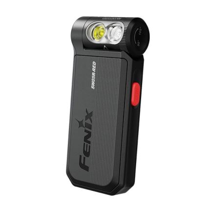 Fenix SW05RREDBLC - LED Pritemdomas įkraunamas žibintuvėlis LED/USB IPX6 150 lm 49 h juoda
