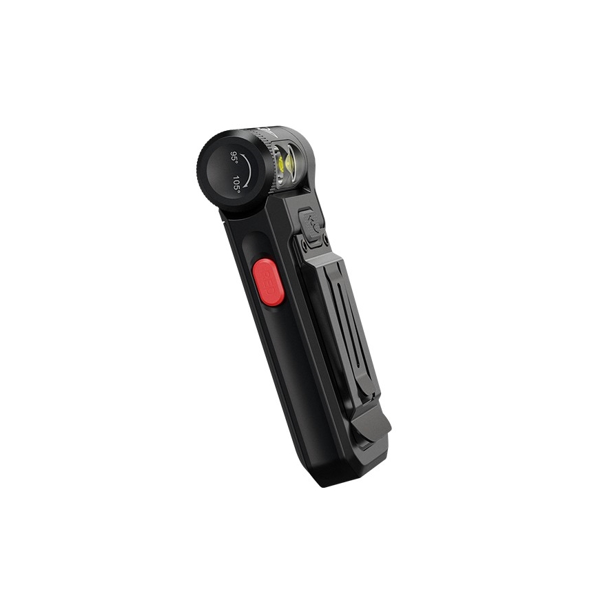 Fenix SW05RREDBLC - LED Pritemdomas įkraunamas žibintuvėlis LED/USB IPX6 150 lm 49 h juoda
