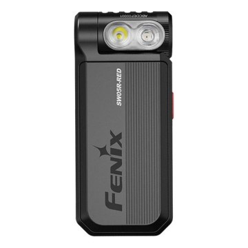 Fenix SW05RREDBLC - LED Pritemdomas įkraunamas žibintuvėlis LED/USB IPX6 150 lm 49 h juoda