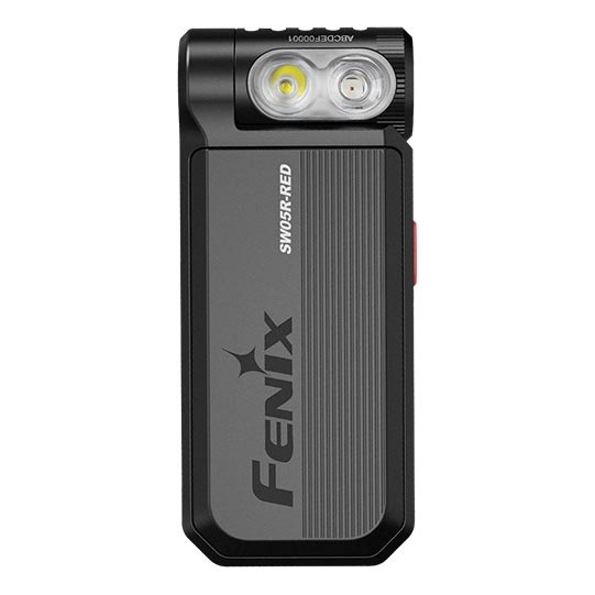 Fenix SW05RREDBLC - LED Pritemdomas įkraunamas žibintuvėlis LED/USB IPX6 150 lm 49 h juoda