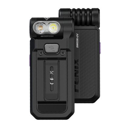 Fenix SW05RUVBLC - LED Pritemdomas įkraunamas žibintuvėlis LED/USB IPX6 150 lm 49 h 700 mAh juoda