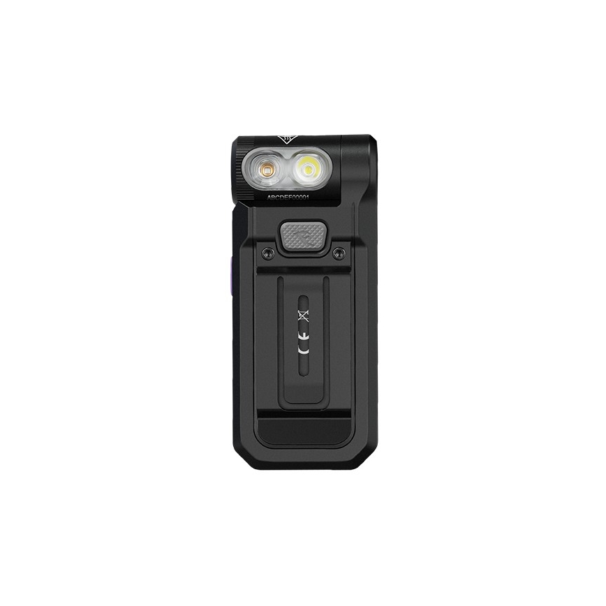 Fenix SW05RUVBLC - LED Pritemdomas įkraunamas žibintuvėlis LED/USB IPX6 150 lm 49 h 700 mAh juoda