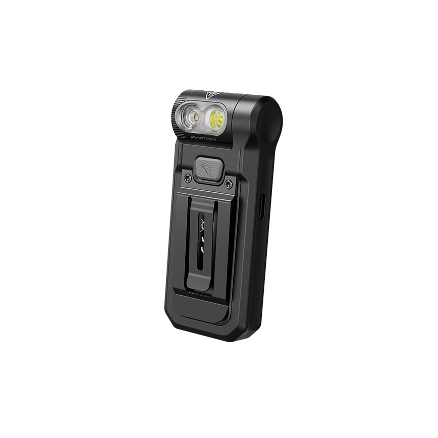 Fenix SW05RUVBLC - LED Pritemdomas įkraunamas žibintuvėlis LED/USB IPX6 150 lm 49 h 700 mAh juoda