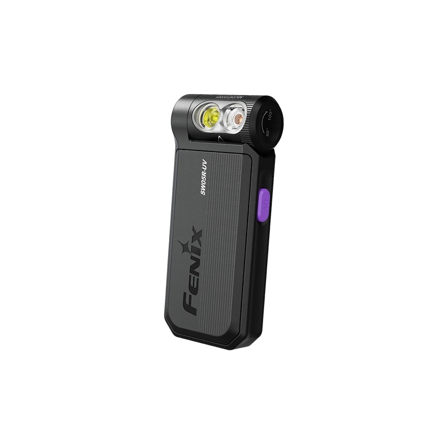 Fenix SW05RUVBLC - LED Pritemdomas įkraunamas žibintuvėlis LED/USB IPX6 150 lm 49 h 700 mAh juoda