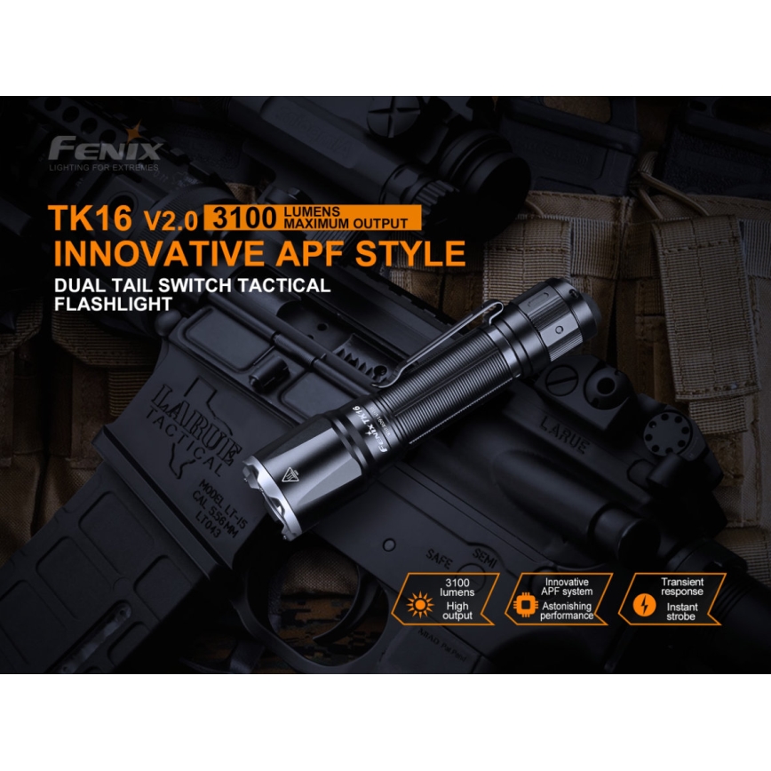 Fenix TK16V20 - LED Įkraunamas žibintuvėlis  LED/1x21700 IP68 3100 lm 43 val