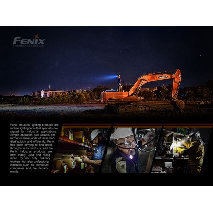 Fenix WT16R - LED Įkraunamas žibintuvėlis 2xLED/USB IP66 300 lm 30 valandų