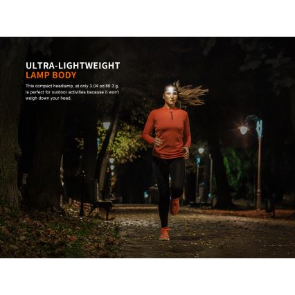 Fenix ​​HM23V20 - LED pritemdomas galvos žibintas LED/1xAA IP68 300 lm 100 h