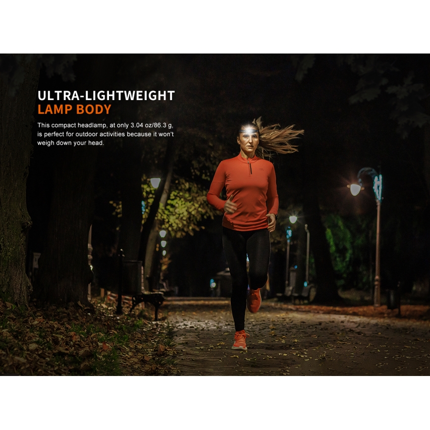 Fenix ​​HM23V20 - LED pritemdomas galvos žibintas LED/1xAA IP68 300 lm 100 h