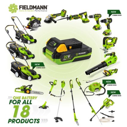 Fieldmann - Akumuliatorinės gyvatvorių žirklės 20V