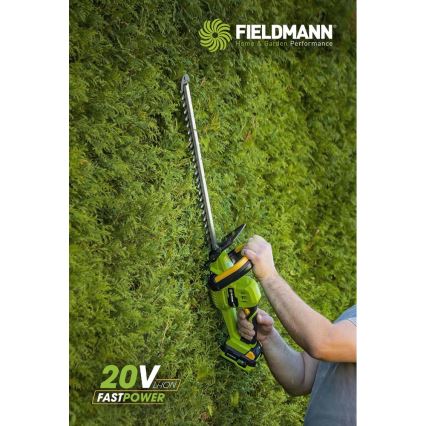 Fieldmann - Akumuliatorinės gyvatvorių žirklės 20V