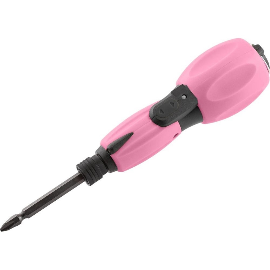 Fieldmann - Akumuliatorinis atsuktuvas 3,6V 800 mAh rausva