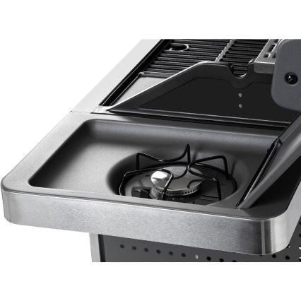 Fieldmann - Dujinis grilis, 5 degiklių, matinio chromo