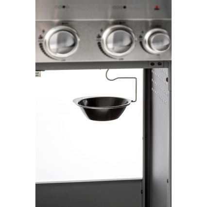 Fieldmann - Dujinis grilis, 5 degiklių, matinio chromo