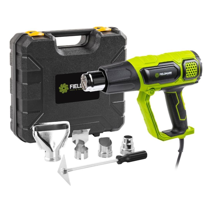 Fieldmann - Šilumos pistoletas su priedais 2000W/230V