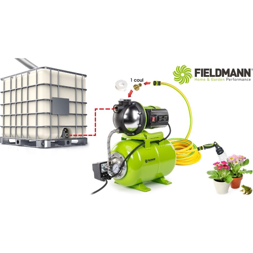 Fieldmann - Sodo hidroforas 1100W/230V