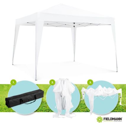 Fieldmann - Sodo pavėsinė 3x3 m balta