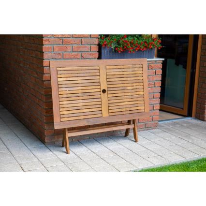Fieldmann - Sulankstomas sodo stalas 120x70 cm akacija