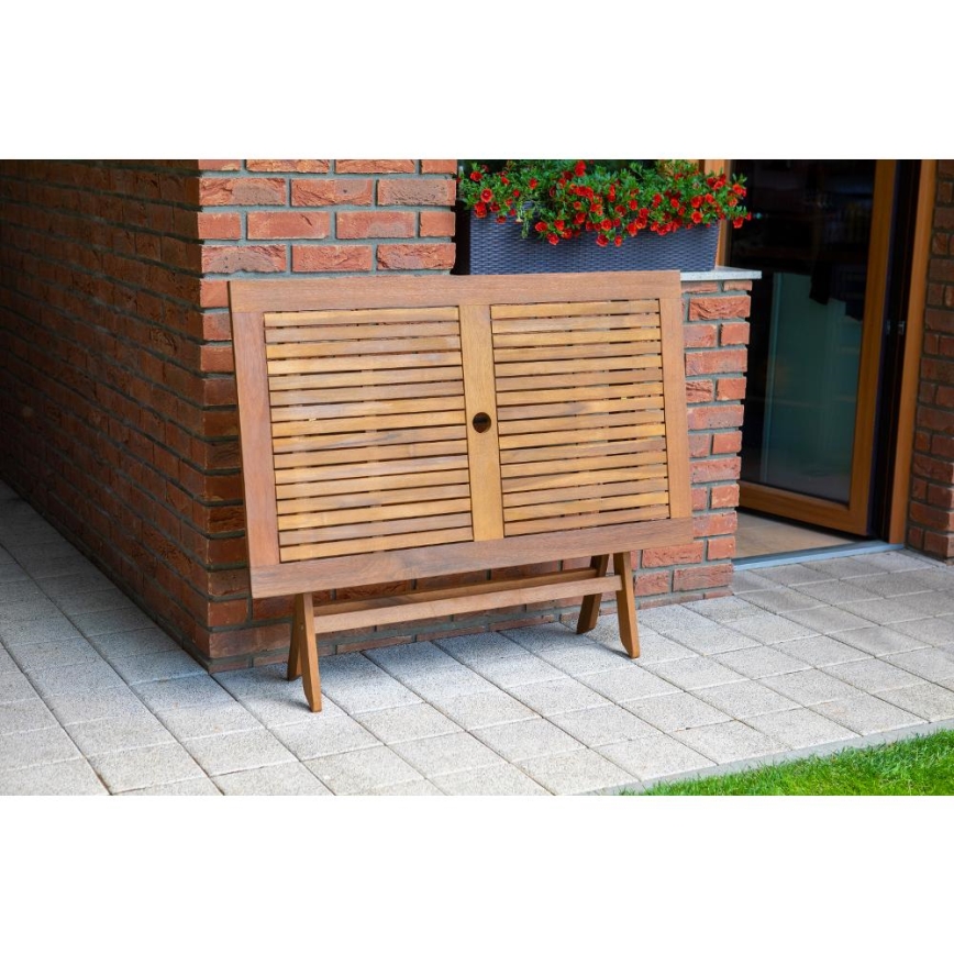 Fieldmann - Sulankstomas sodo stalas 120x70 cm akacija