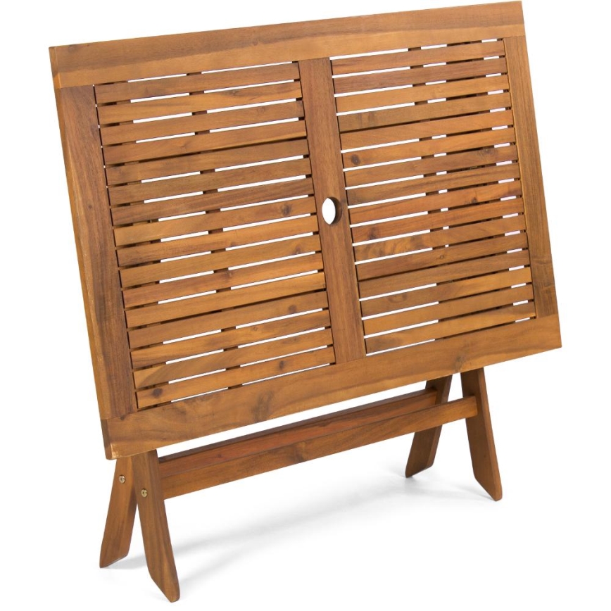 Fieldmann - Sulankstomas sodo stalas 120x70 cm akacija