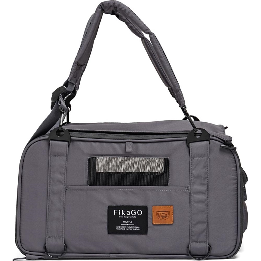 Fikago - Kelioninis krepšys šunims ir katėms TRUFFLE Grey